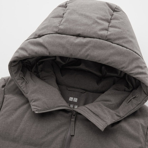 Gray Puffer Down Jacket - Picture 2 of 4